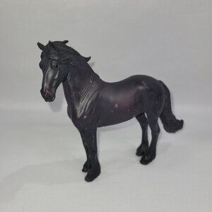 Breyer 7" Friesian Stallion 2010 Black Horse Figure by Collecta